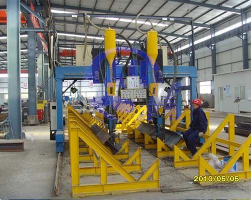 H beam welding machine